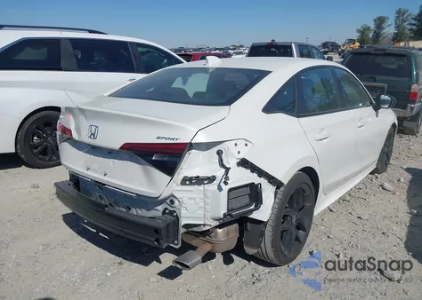 2024 Honda Civic Sport z USA, uszkodzony, nr VIN 2HGFE2F51RH520292